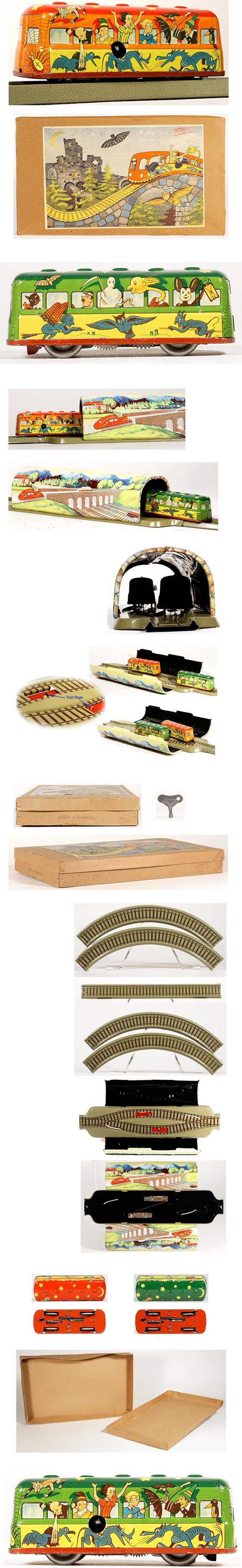 1952 Technofix, Geisterbahn (Ghost Train) in Original Box